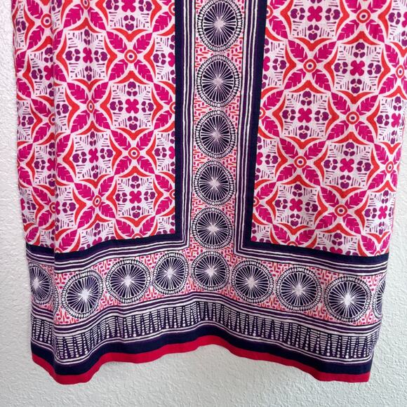 Tommy Bahama Dress Womens Medium Linen Shift Resort Cruise Preppy Tropical Boho - Picture 6 of 11